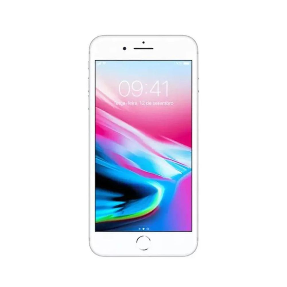 Apple iPhone 8 Plus 64GB Prata 4G iOS Seminovo